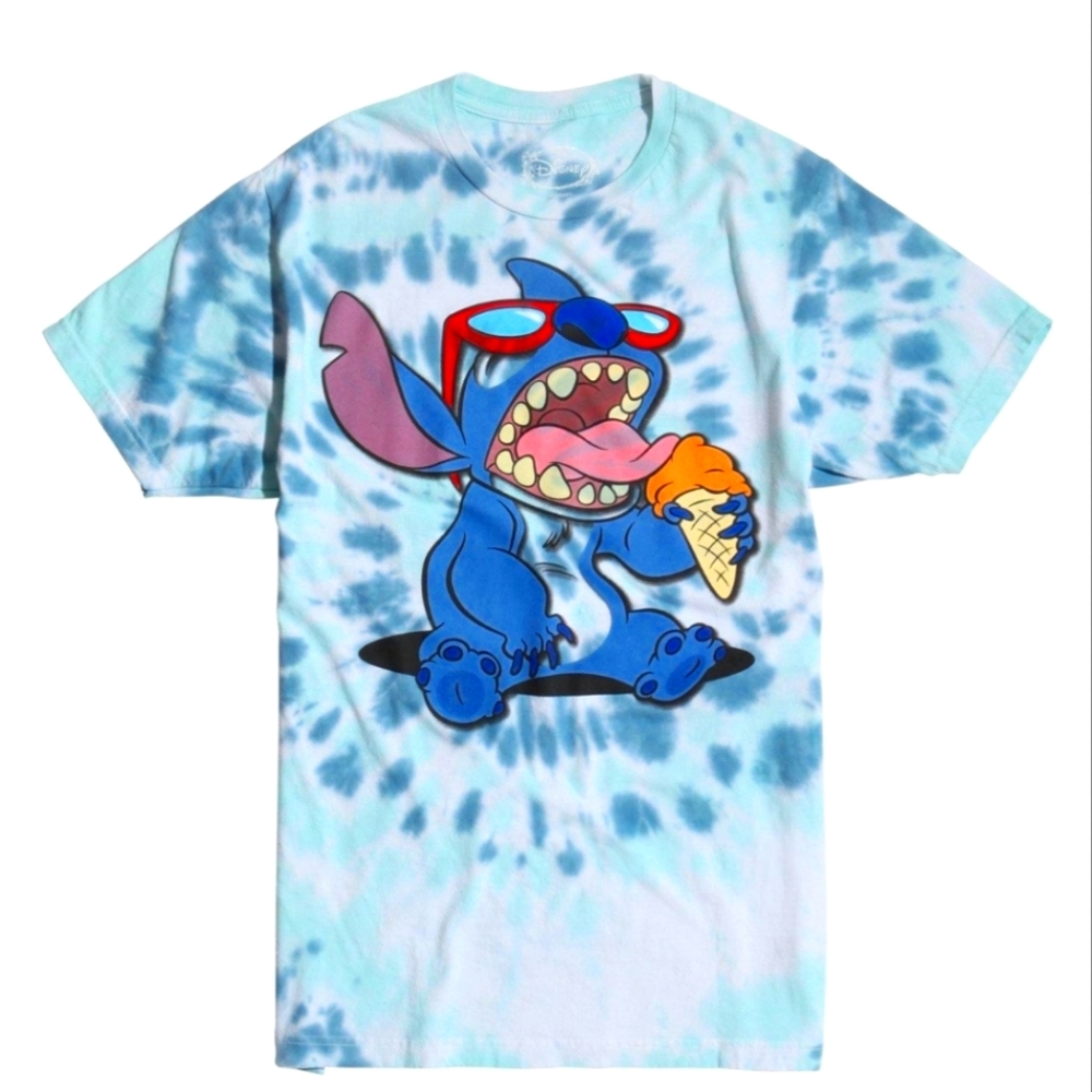 Disney Lilo & Stitch Ice Cream Tie Dye T-Shirt